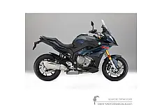 Naklejki do BMW S1000XR 2017 - Niebieski • BMW Naklejki OEM