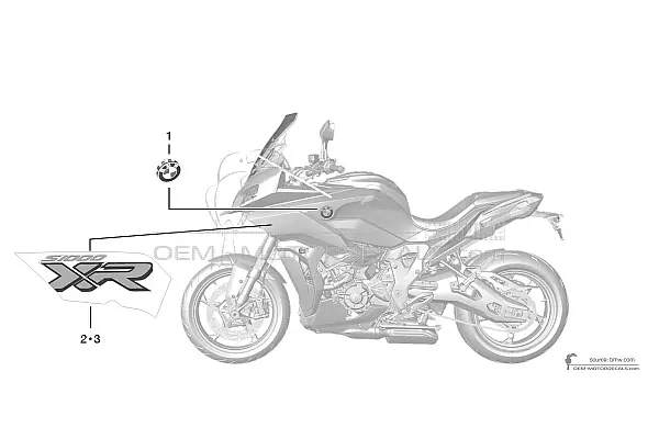 BMW S1000XR 2021 - Grau