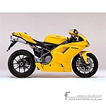 Ducati 1098 2007 - Gelb