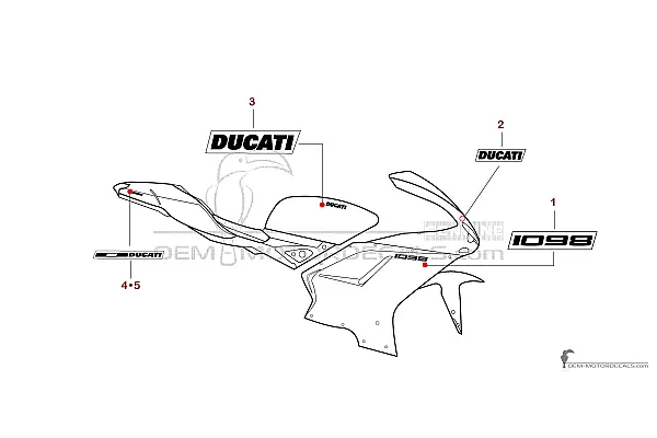 Ducati 1098 2007 - Rojo
