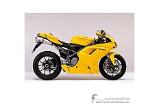 Pegatinas para Ducati 1098 2008 - Amarillo • Ducati Pegatinas OEM