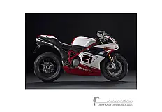 Adesivi per Ducati 1098 R BAYLISS LIMITED EDITION 2009 - Bianco • Ducati Adesivi OEM