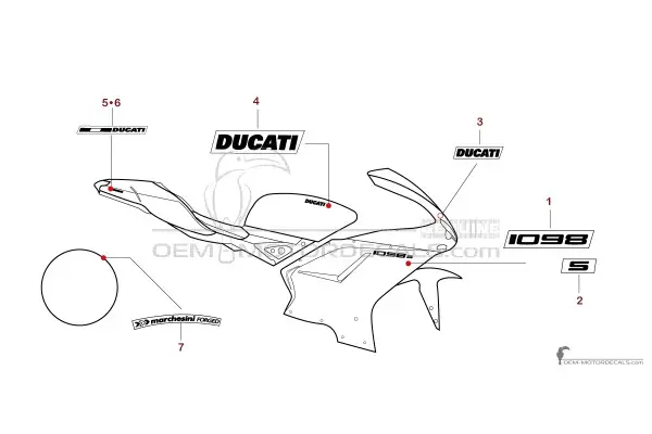 Ducati 1098 S 2008 - Nero