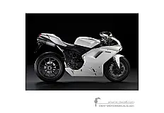 Pegatinas para Ducati 1198 2010 - Blanco • Ducati Pegatinas OEM