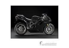 Adesivi per Ducati 1198 S 2009 - Nero • Ducati Adesivi OEM