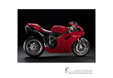 Adesivi per Ducati 1198 S 2009 - Rosso • Ducati Adesivi OEM