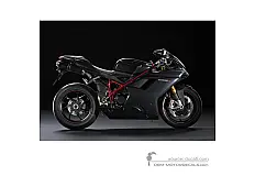 Pegatinas para Ducati 1198 S 2010 - Negro • Ducati Pegatinas OEM