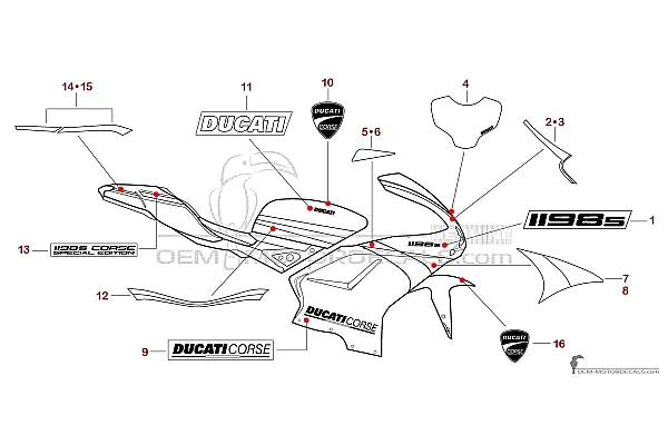 Ducati 1198 S CORSE 2010 Special Edition - Silver