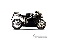 Aufkleber für Ducati 749 2004 - Dunkelgrau • Ducati OEM-Aufkleber