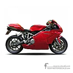 Ducati 749 2004 - Czerwony