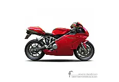 Stickers voor Ducati 749 2004 - Rood • Ducati OEM Stickers