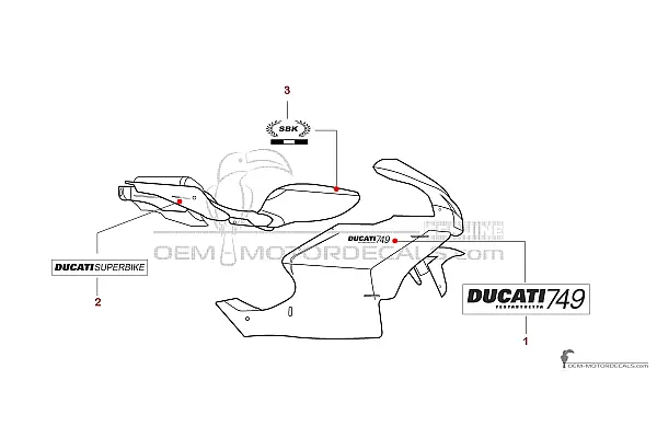 Ducati 749 2005 - Donkergrijs
