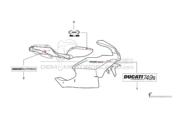Ducati 749S 2003 - Czerwony