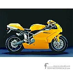 Ducati 749S 2004 - Żółty