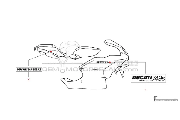 Ducati 749S 2004 - Geel