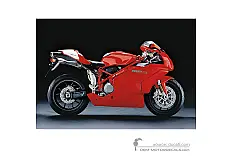 Adesivi per Ducati 749S 2005 - Rosso • Ducati Adesivi OEM