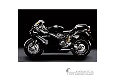 Naklejki do Ducati 749S 2006 - Ciemnoszary • Ducati Naklejki OEM