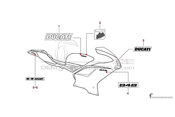 Ducati 848 2008 - White