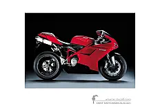 Decals for Ducati 848 2009 - Red • Ducati OEM Decals