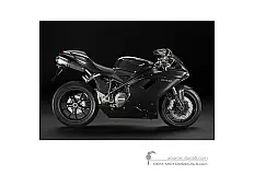 Aufkleber für Ducati 848 2010 - Dunkelgrau • Ducati OEM-Aufkleber