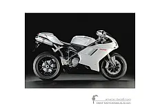 Autocollants pour Ducati 848 2010 - Blanc • Ducati Autocollants OEM