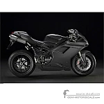 Ducati 848 EVO 2012 - Gris oscuro