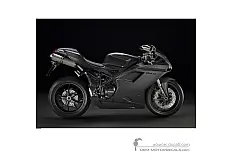 Naklejki do Ducati 848 EVO 2012 - Ciemnoszary • Ducati Naklejki OEM