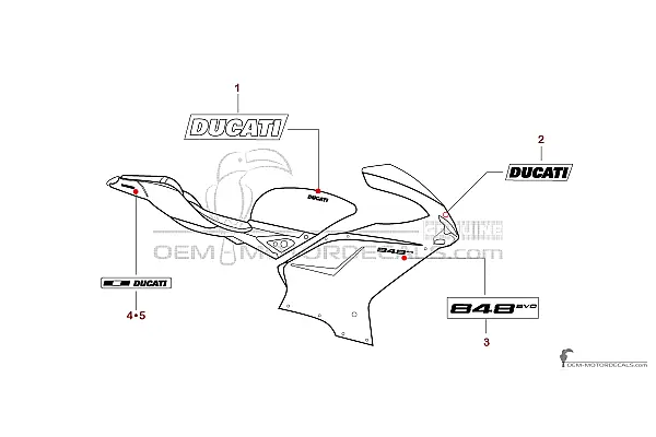Ducati 848 EVO 2012 - Ciemnoszary