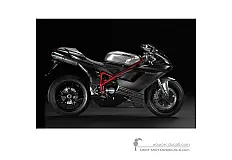 Stickers voor Ducati 848 EVO CORSE 2013 Special Edition - Zilver • Ducati OEM Stickers