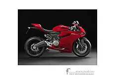 Aufkleber für Ducati 899 PANIGALE 2014 - Rot • Ducati OEM-Aufkleber