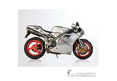 Aufkleber für Ducati 916 SENNA 1997 - Silber • Ducati OEM-Aufkleber