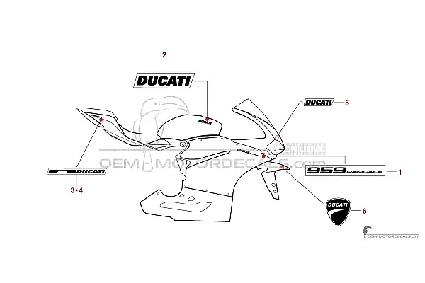 Ducati 959 PANIGALE 2017 - Red