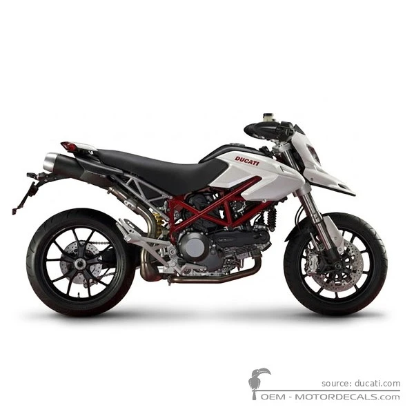 Adesivi per Ducati HYPERMOTARD 1100 2009 • Ducati Adesivi OEM