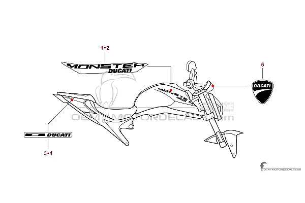 Ducati MONSTER 2023 - Dunkelgrau