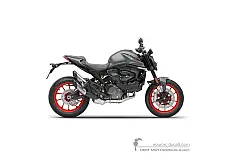 Adesivi per Ducati MONSTER 2025 - Grigio • Ducati Adesivi OEM