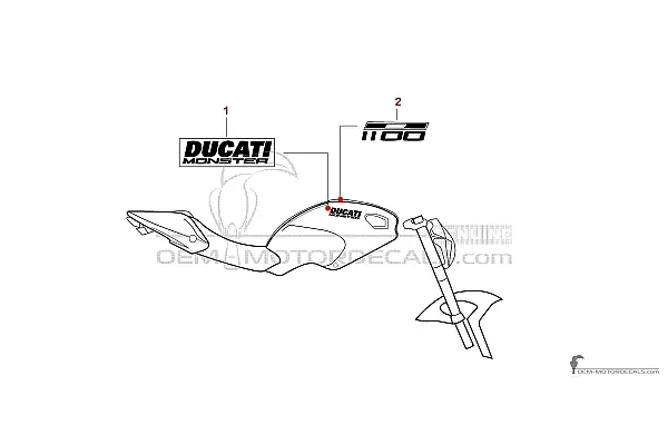 Ducati MONSTER 1100 2010 - Rosso