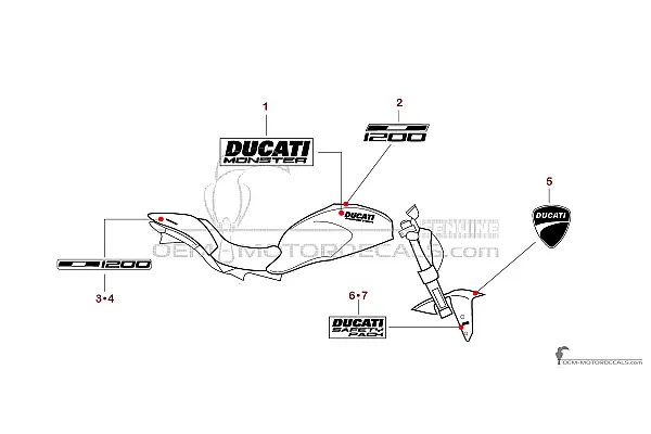 Ducati MONSTER 1200 2017 - Red