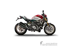 Naklejki do Ducati MONSTER 1200 25° ANNIVERSARIO 2019 - Biały • Ducati Naklejki OEM