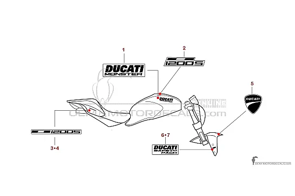 Ducati MONSTER 1200 S 2015 - Rouge
