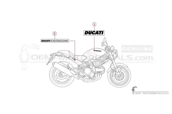 Ducati MONSTER 620 Dark 2006