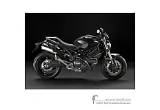 Aufkleber für Ducati MONSTER 696 2011 - Schwarz • Ducati OEM-Aufkleber