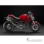 Ducati MONSTER 696 2011 - Rojo