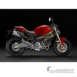Ducati MONSTER 696 2013 20th Anniversary - Rojo