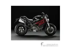 Autocollants pour Ducati MONSTER 796 2014 - Noir • Ducati Autocollants OEM