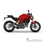 Ducati MONSTER 797 2017 - Rojo