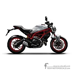 Ducati MONSTER 797 2017 - Blanco