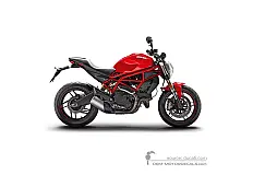 Decals for Ducati MONSTER 797 2019 - Red • Ducati OEM Decals