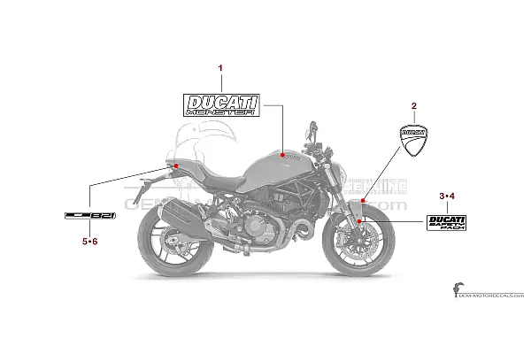 Ducati MONSTER 821 2018 - Gelb