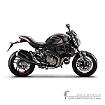 Ducati MONSTER 821 2020 - Negro Rojo