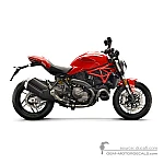 Ducati MONSTER 821 2021 - Rojo